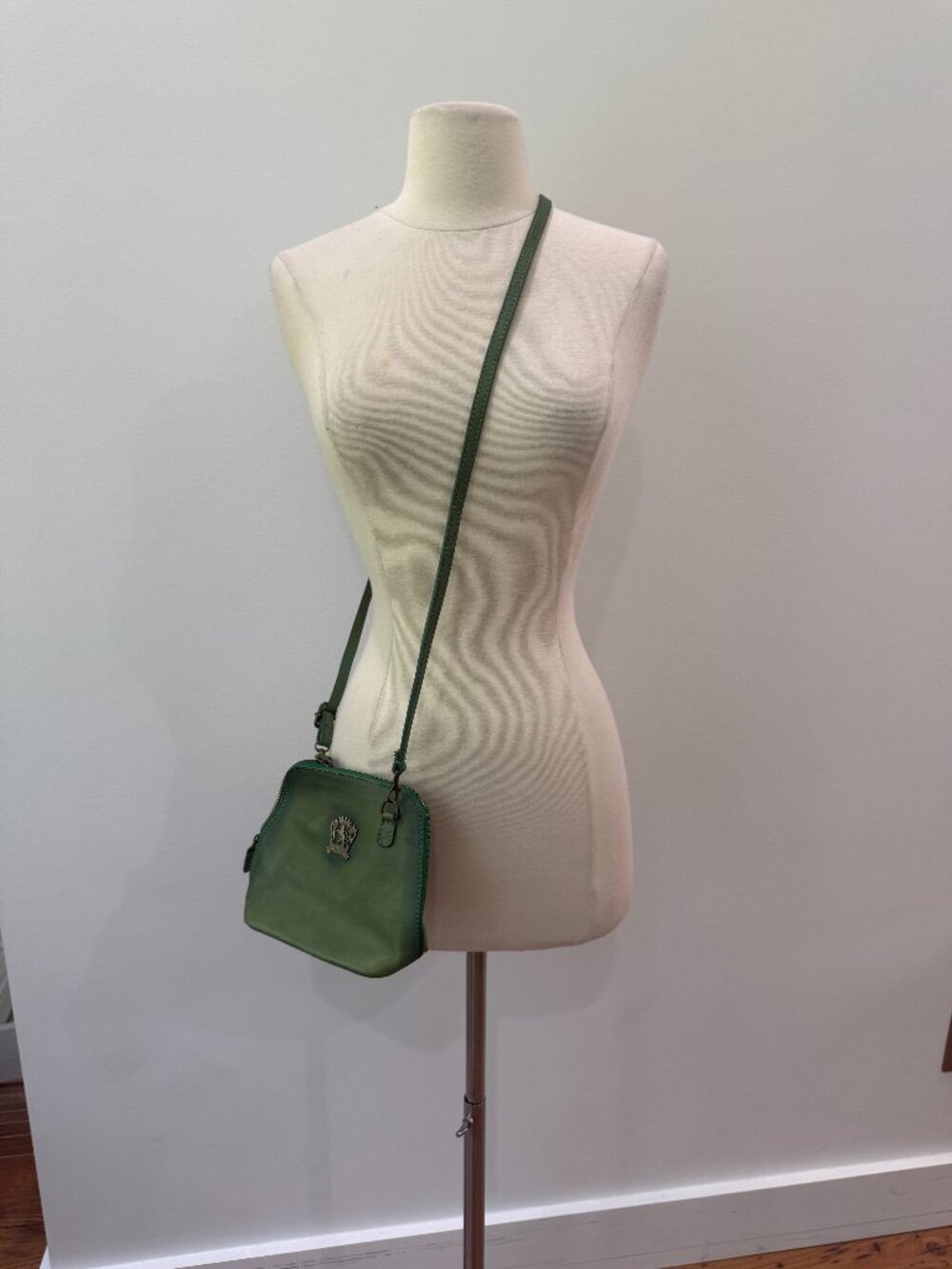 Pratesi Firenze NWT Crrossbody Bag in Olive Green